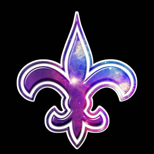 Galaxy New Orleans Saints Logo iron on paper